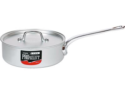 プロセレクト アルミ浅片手鍋 21cm 目盛付 (072114-021)