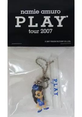 中古】ストラップ(女性) 安室奈美恵(ブルー) フィギュア