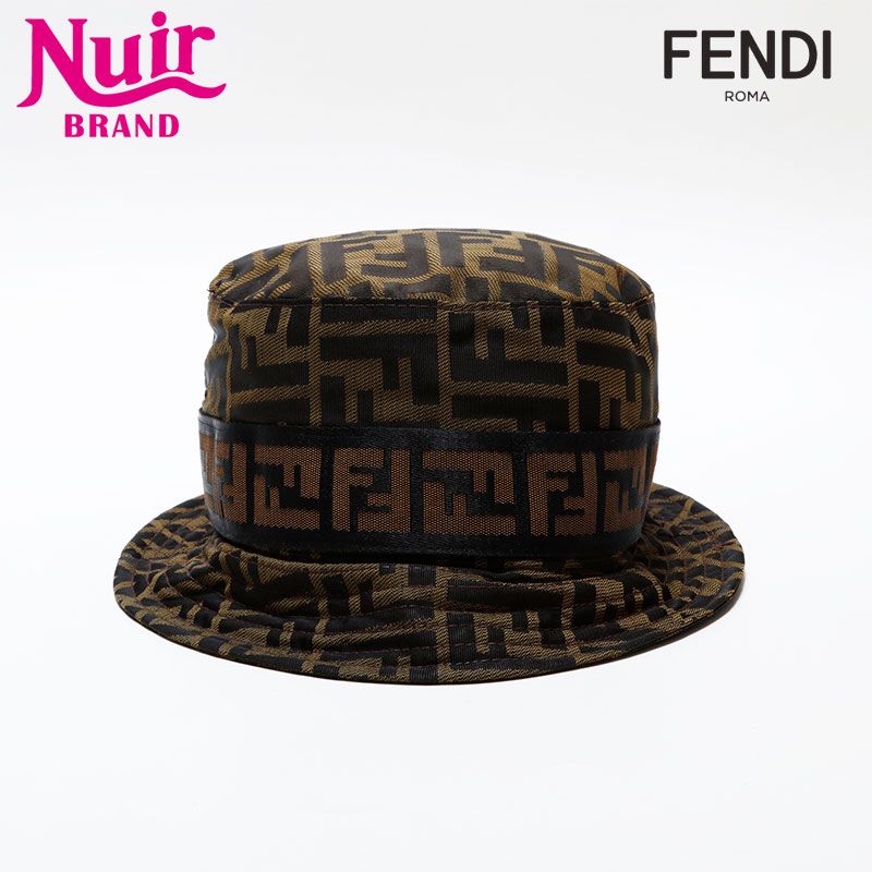FENDI フェンディ ハット キャンバス ズッカ Size M