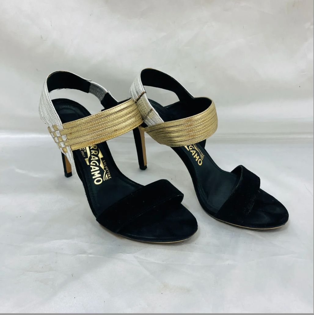 A【サンダル 24cm】フェラガモ Salvatore Ferragamo ハイヒール