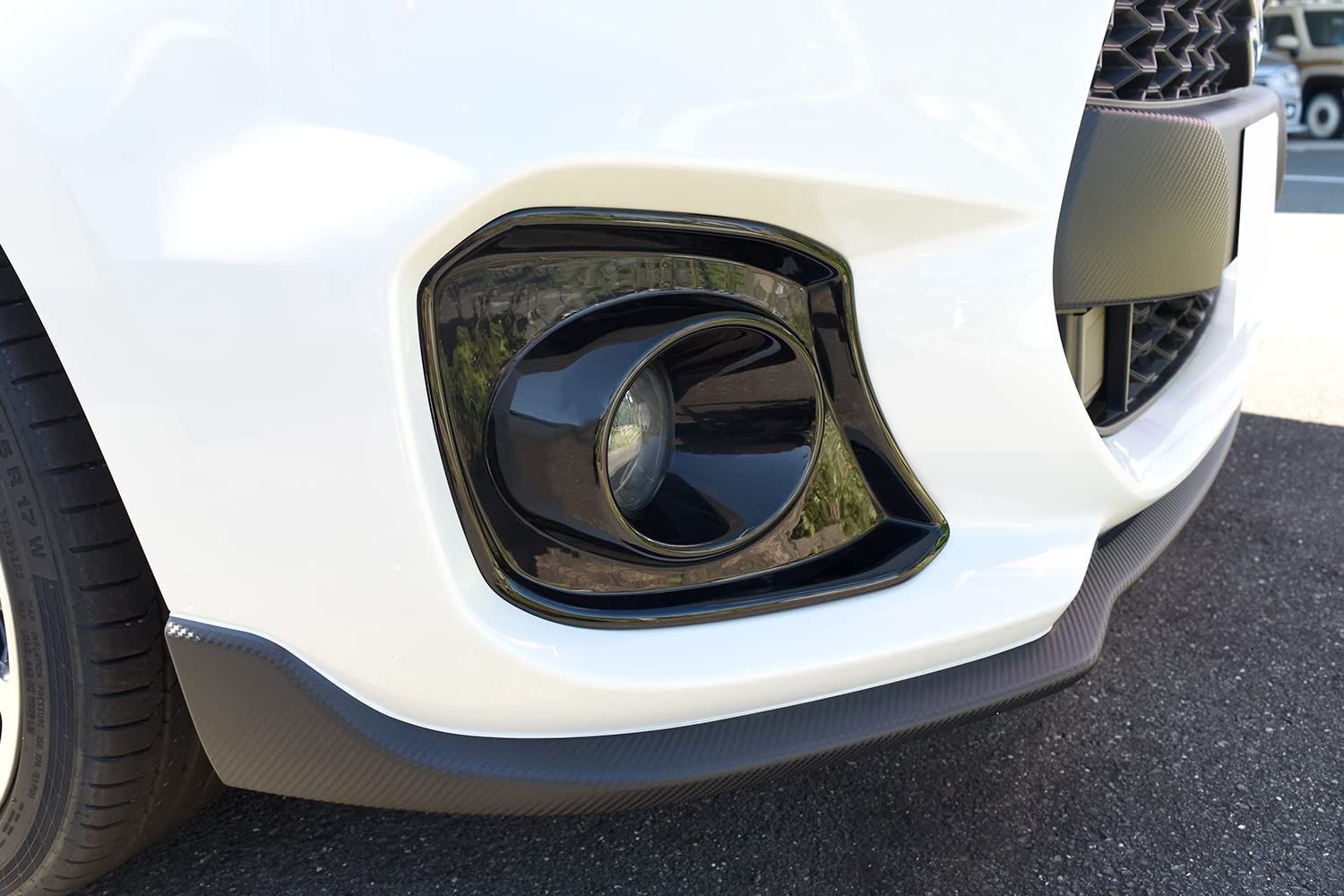 SecondStage スズキ スイフトスポーツ ZC 33 S フォグランプガーニッシュ ピアノブラック 032 BLK