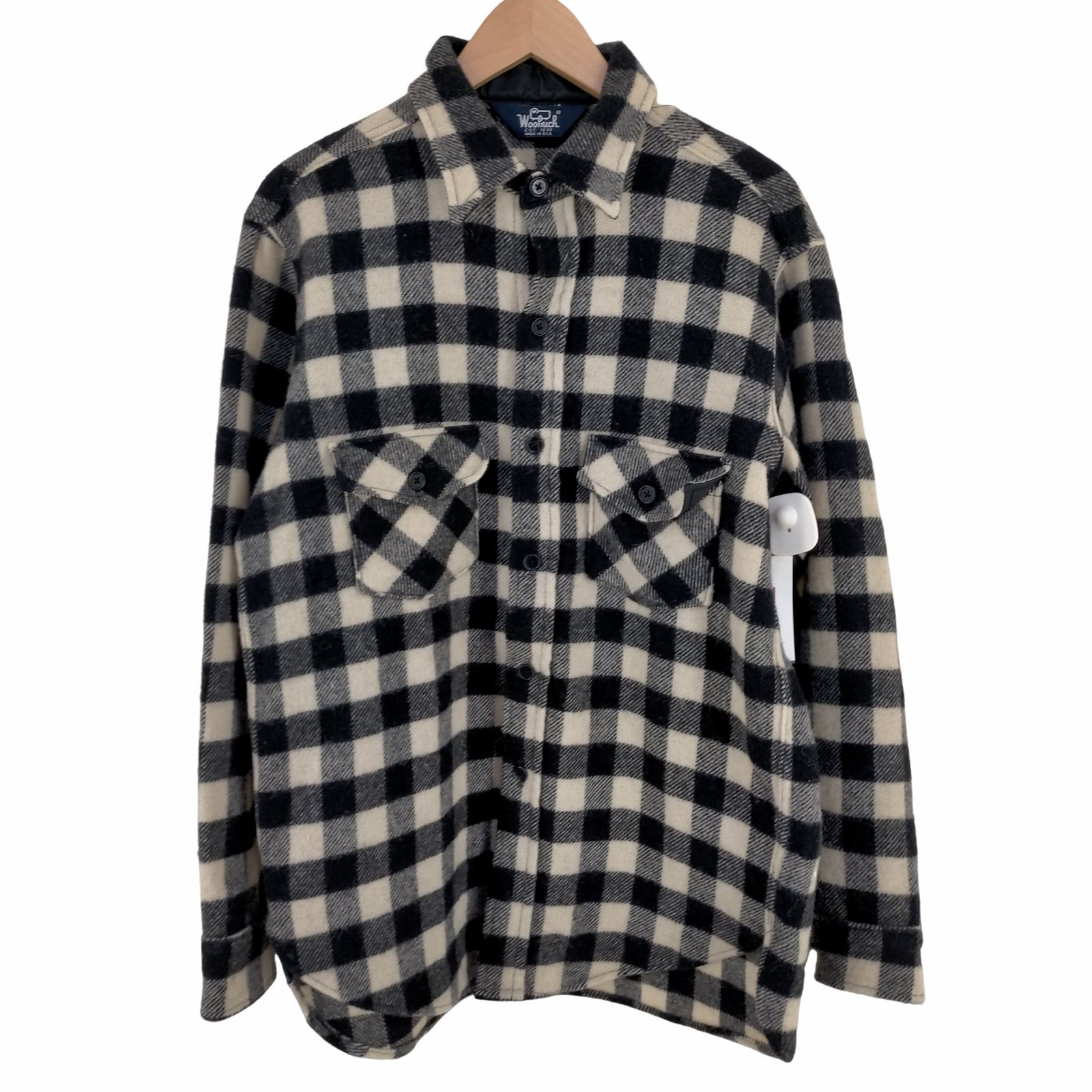ウールリッチ WOOLRICH 80S USA製 バッファローチェック ネルシャツ 