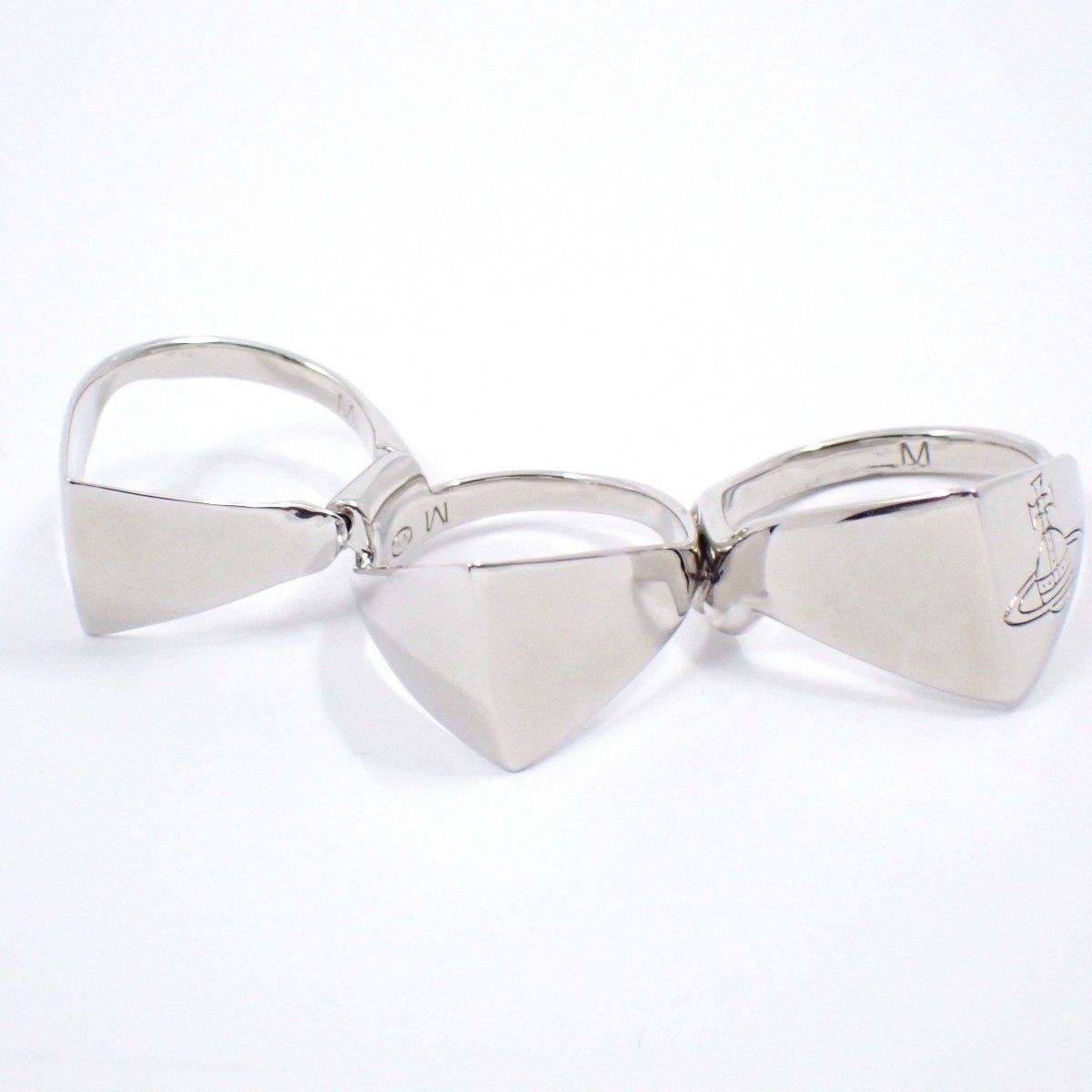 Vivienne Westwood シルバー925 リング 美品 美品】Vivienne Westwood ヴィヴィアンウエストウッド ナックル