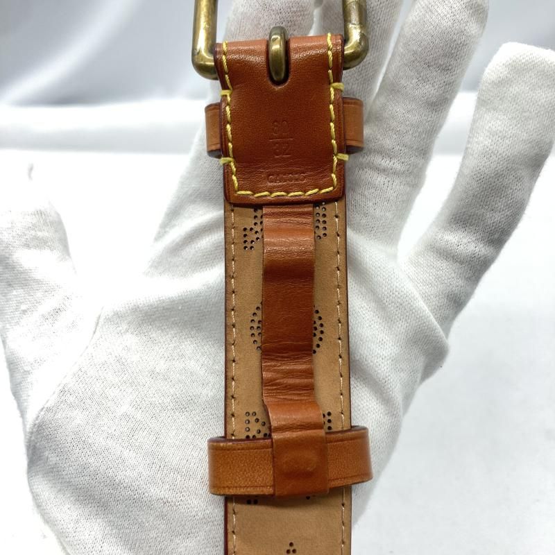 中古】LOUIS VUITTON サンチュール ペルフォ マヒナ 80/32 ルイ