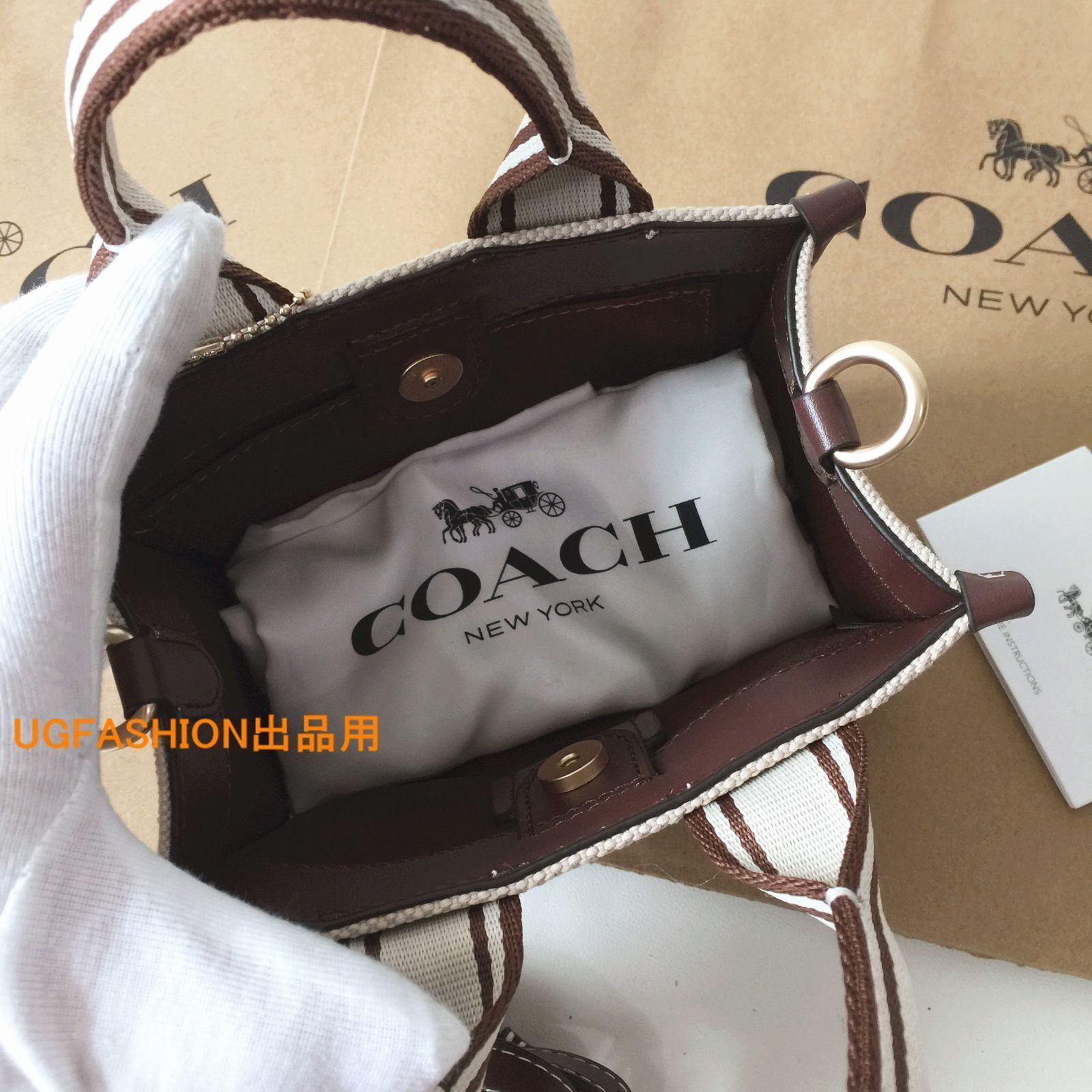 新品未使用 コーチバッグcoach/コーチバッグ ハンドバッグ ミニトートバッグ CS618 ナチュラルマルチ 2WAY ショルダーバッグ  クロスボディー レディースバッグ 斜めがけバッグ アウトレット品 紙袋付属 新品未使用 - メルカリ