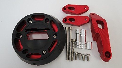 YZF-R25 R3 r25　エンジンプロテクター　右側　赤 