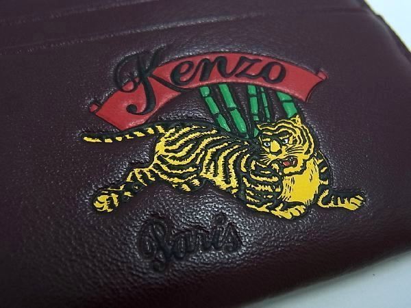 新品未使用 KENZO レザーカードケース - 名刺入れ