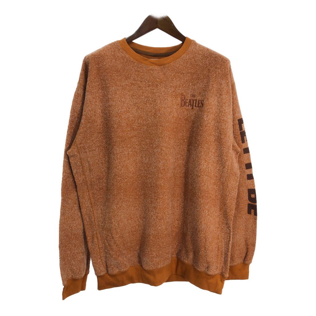 THE BEATLES ザ・ビートルズ スウェット 大きいサイズ バンド オレンジ (メンズ XX-LARGE) 中古 古着 S7578