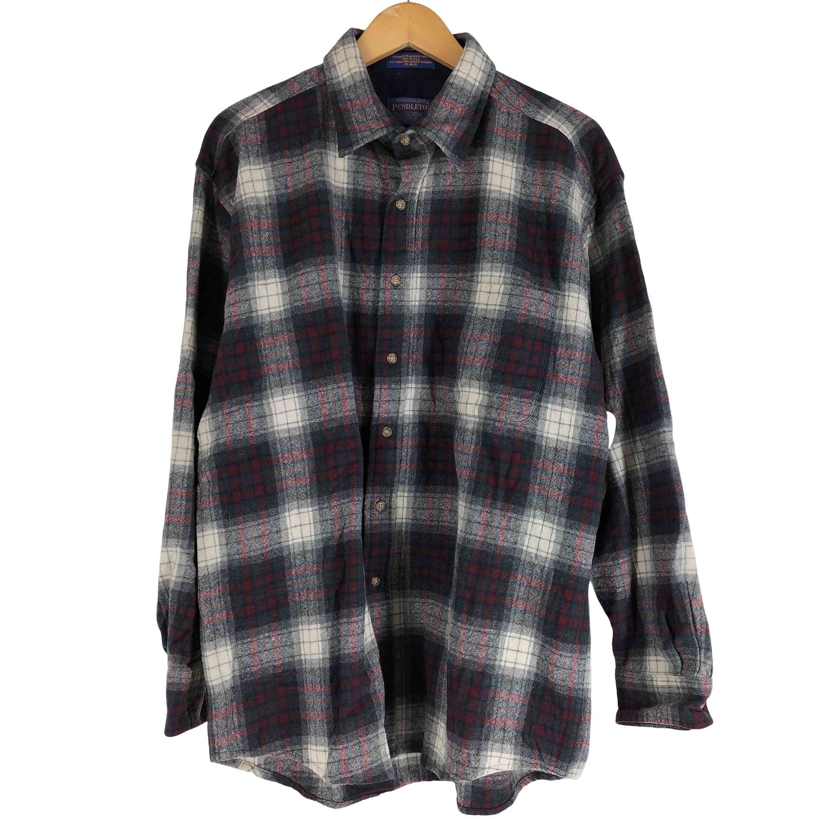 ペンドルトン PENDLETON 00s メキシコ製 タータンチェックネルシャツ メンズ  L