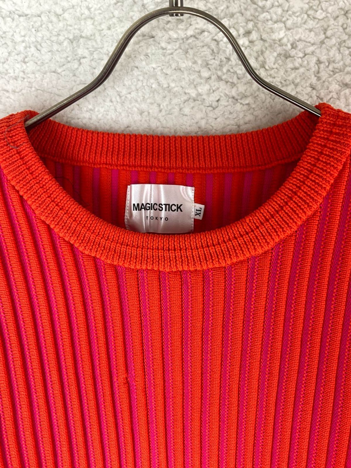 新品 MAGIC STICK マジックスティック XL オレンジ 2トーンリブ