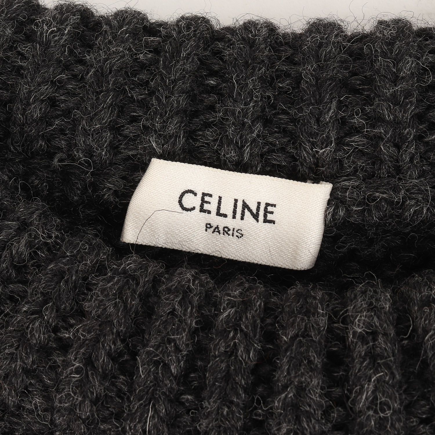 美品 CELINE セリーヌ ニット サイズ:L 21AW ラインストーン フェア