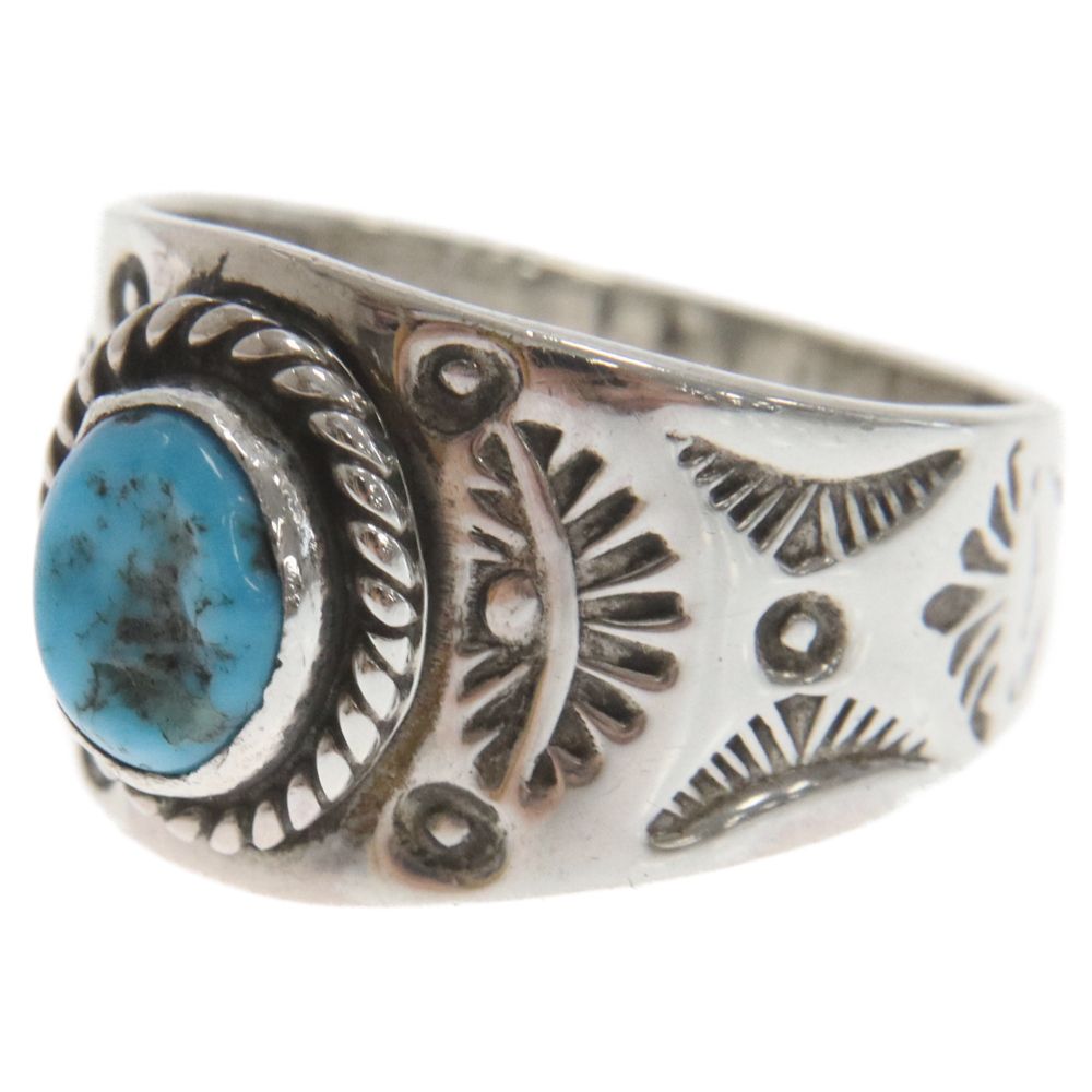 ナバホ Navajo リング Henry Mariano ヘンリーマリアーノ作 ターコイズ