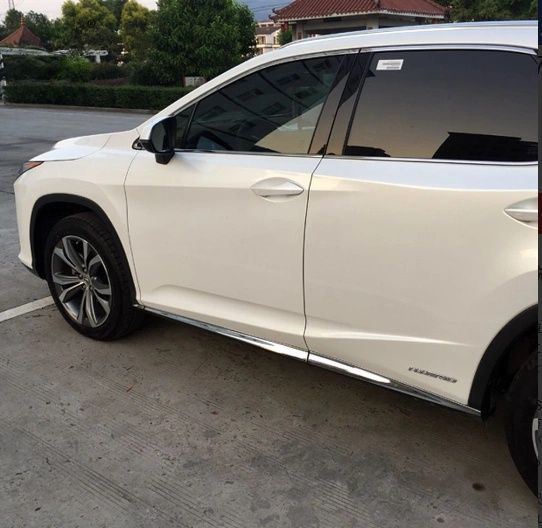 レクサスRX200t 450h 2016- モデル ドアモール ABS電気メッキ仕上げ｜6枚セット｜車両保護＆高光沢｜簡単取り付け