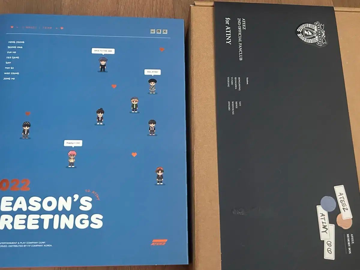 【雷市場（ポンジャン）商品韓国直送】 ATEEZ(エイティーズ・アチズ) シーズングリーティング シーグリ 2 ギー キット KIT まとめ売り