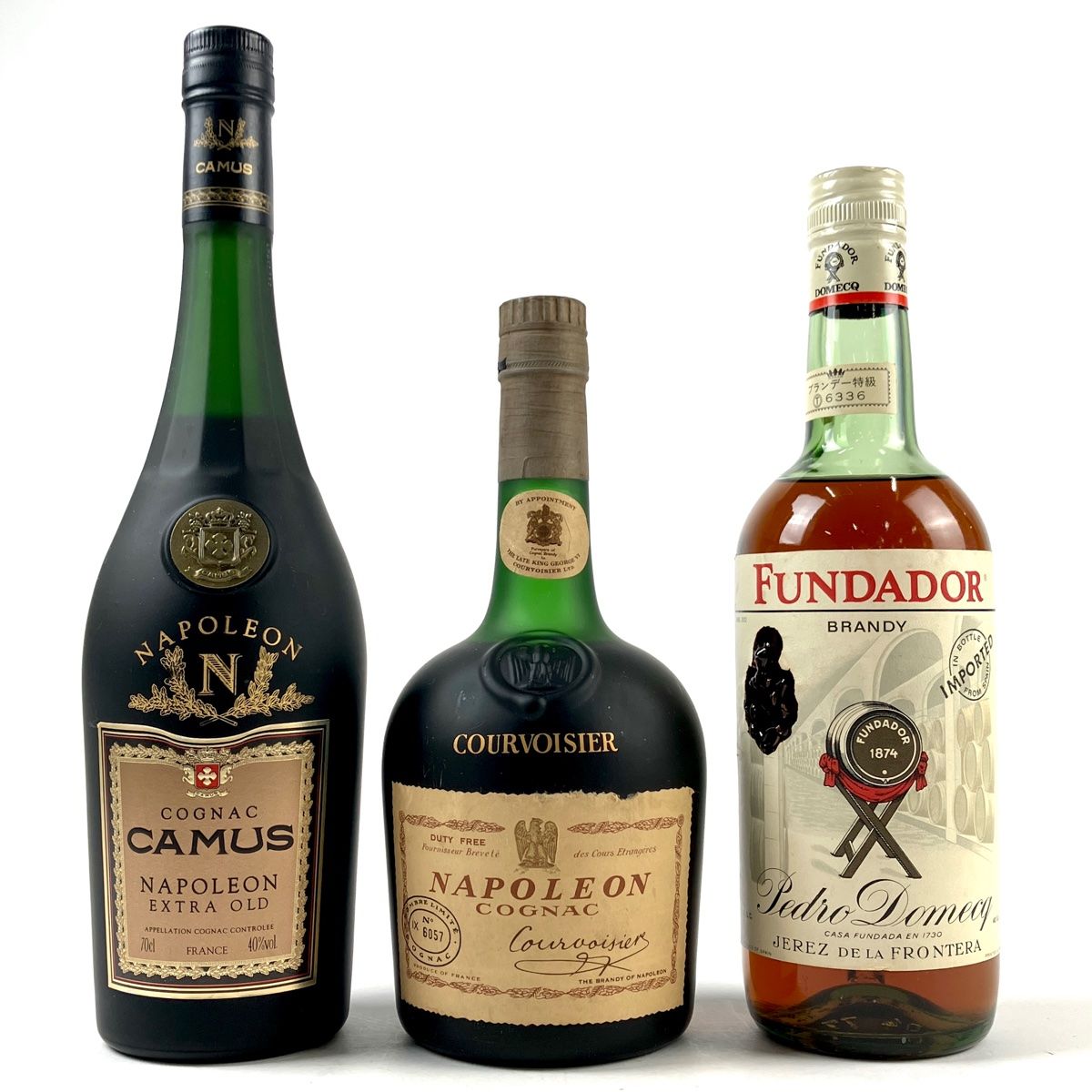 各ブランデー3本