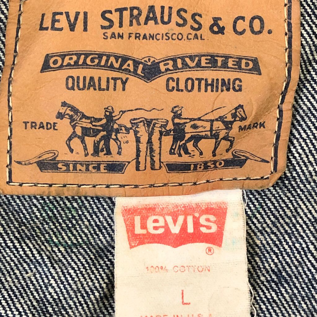 80年代 USA製 Levi's リーバイス デニム トラッカー ジャケット 