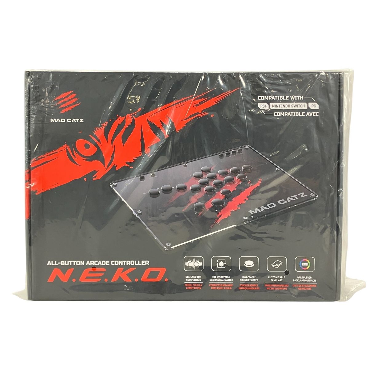 Mad Catz マッドキャッツ N.E.K.O. レバーレス アケコン