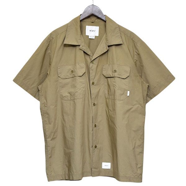 WTAPS ダブルタップス 2021SS DECK SS SHIRT ミリタリー半袖シャツ 211WVDT-SHM05 8054000203840