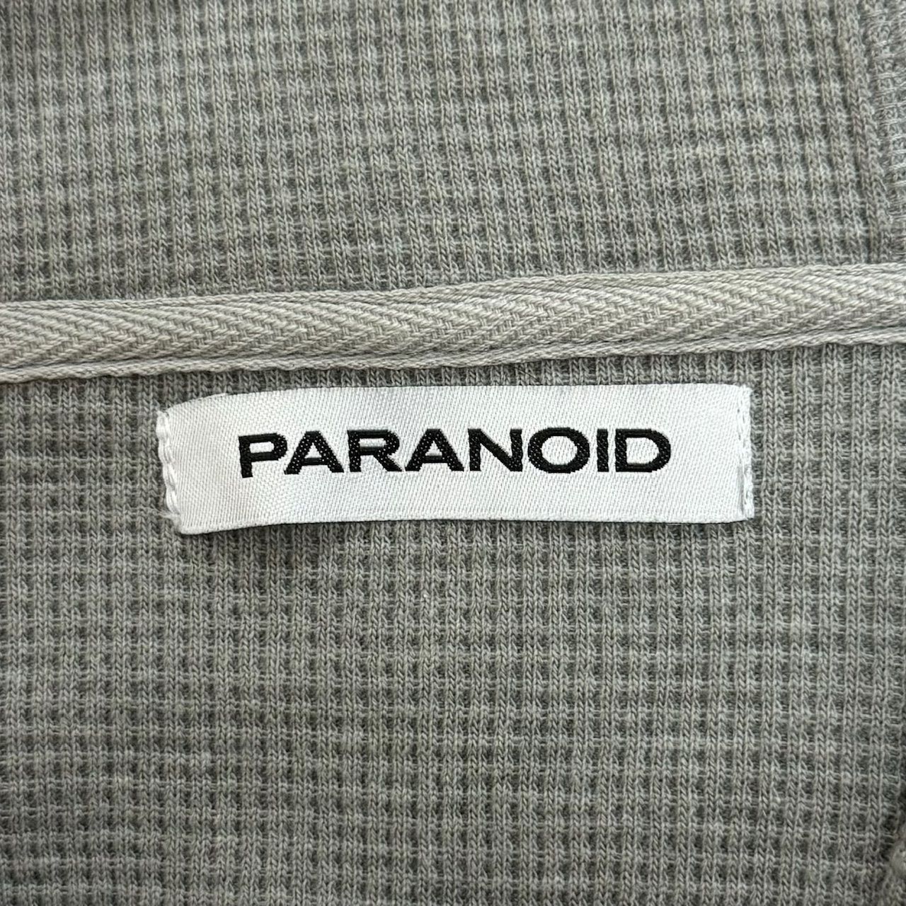 PARANOID 24SS サーマル ジップアップ パーカー フーディー パラノイド 
