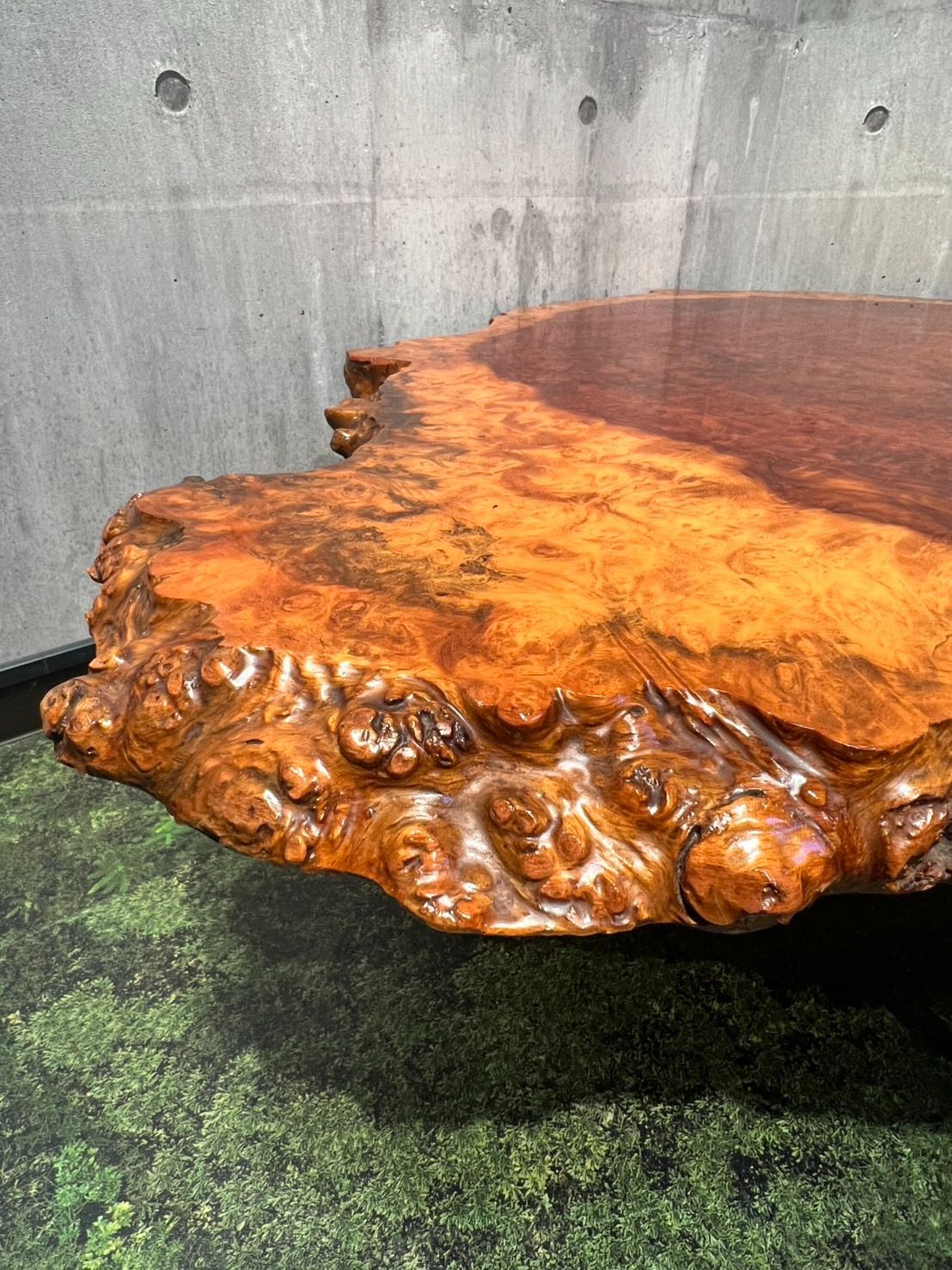 花梨 玉杢 葡萄杢 108×90cm 板厚約4.2cm~約5cm