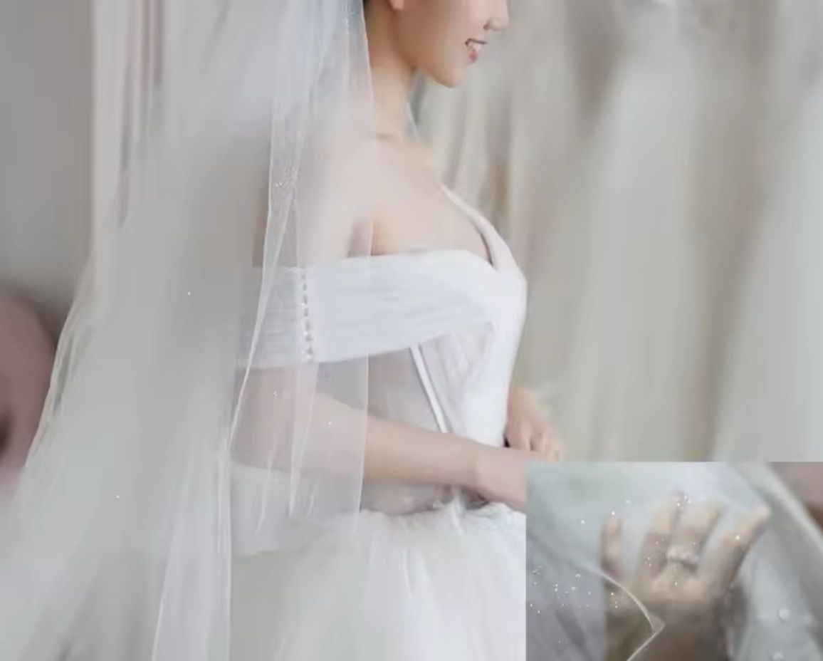 キラキラ超ロングベール