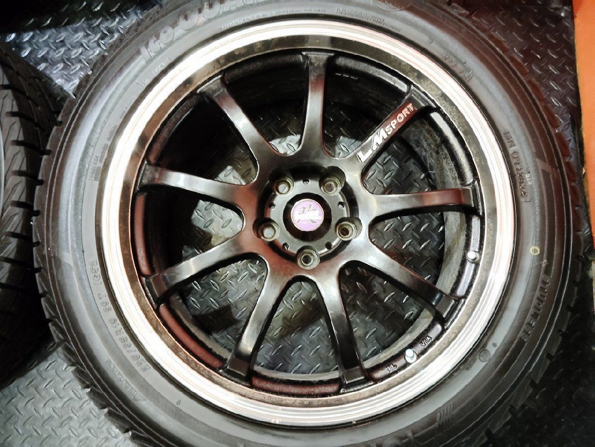 未走行に近い 24年製 バランス済【YK iG52C 225/55R19】スタッドレス