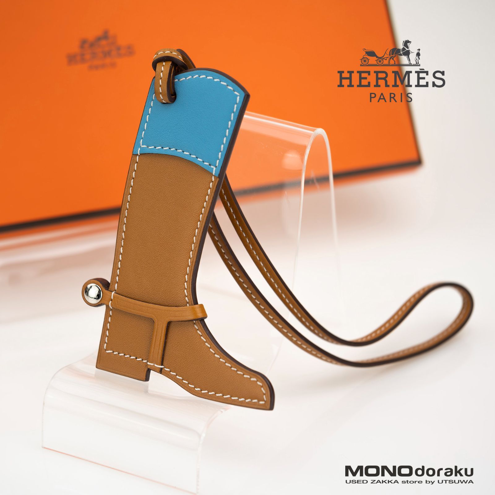 エルメス HERMES パドックボット パドックブーツ バッグチャーム 