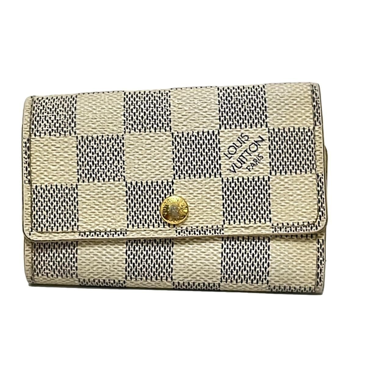 LOUIS VUITTON ルイヴィトン キーケース ダミエ ミュルティクレ6 N61745 アズール