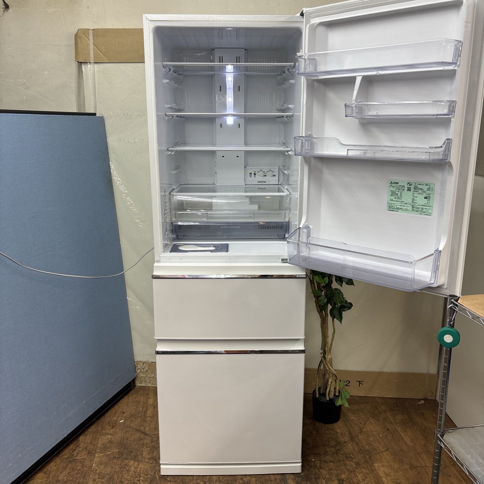 MITSUBISHI MITUBISHI 三菱 465L 6ドア冷凍冷蔵庫 MR-R47Z-W 2015年製 