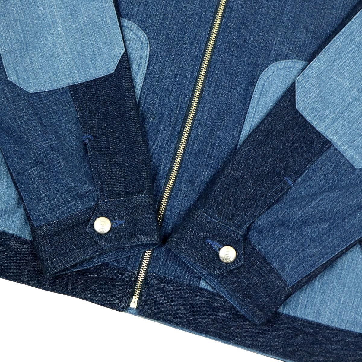 PAPAS PLUS デニムジャケット　L Papas+ PAPAS PLUS パパス プラス デニムジャケット フード デニム