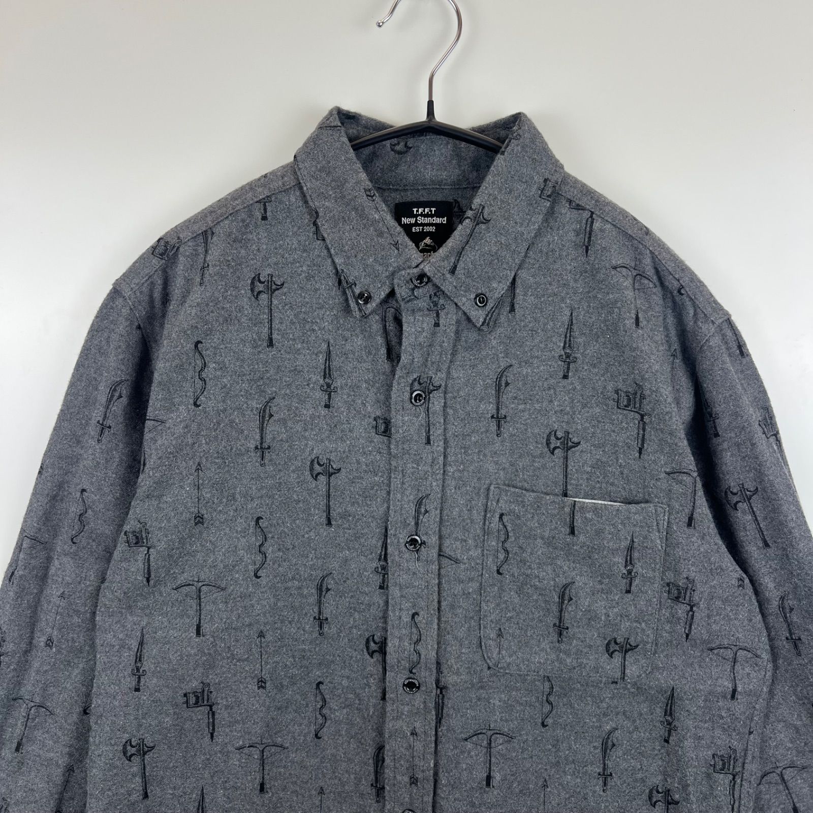 SOFT MACHINE T.F.F.T all pattern flannel shirts L ソフト