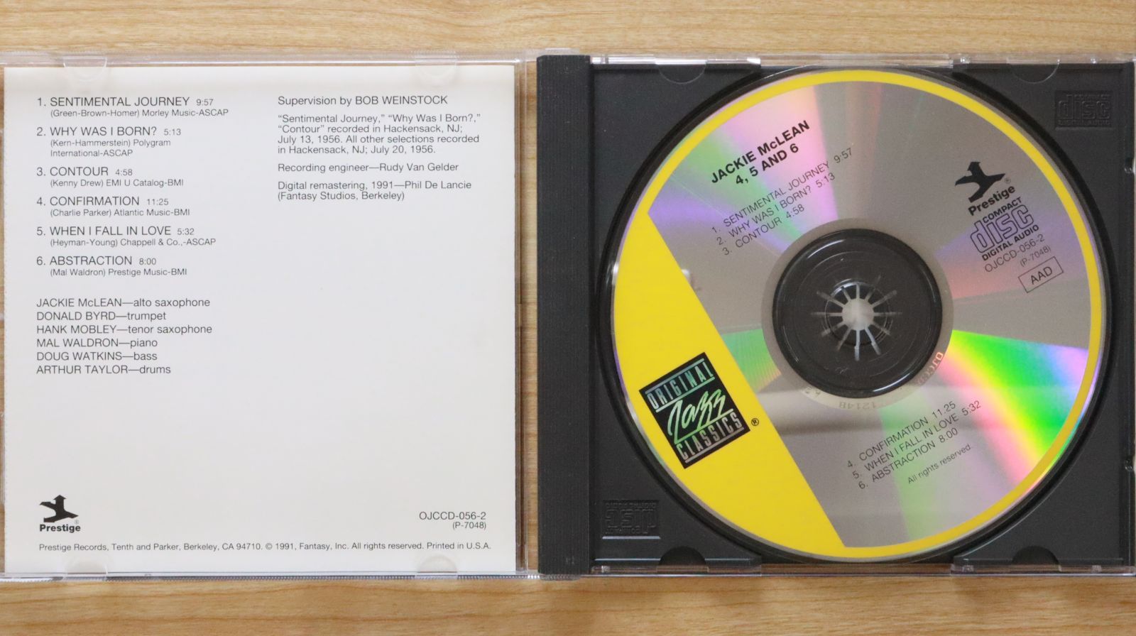 中古CD☆ジャッキー・マクリーン/Jackie McLean□ 4 5 & 6