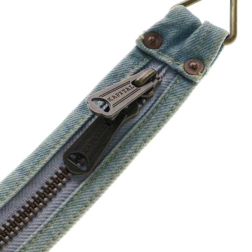 KAPITAL (キャピタル) ジッパー デニムウォレットチェーン インディゴ