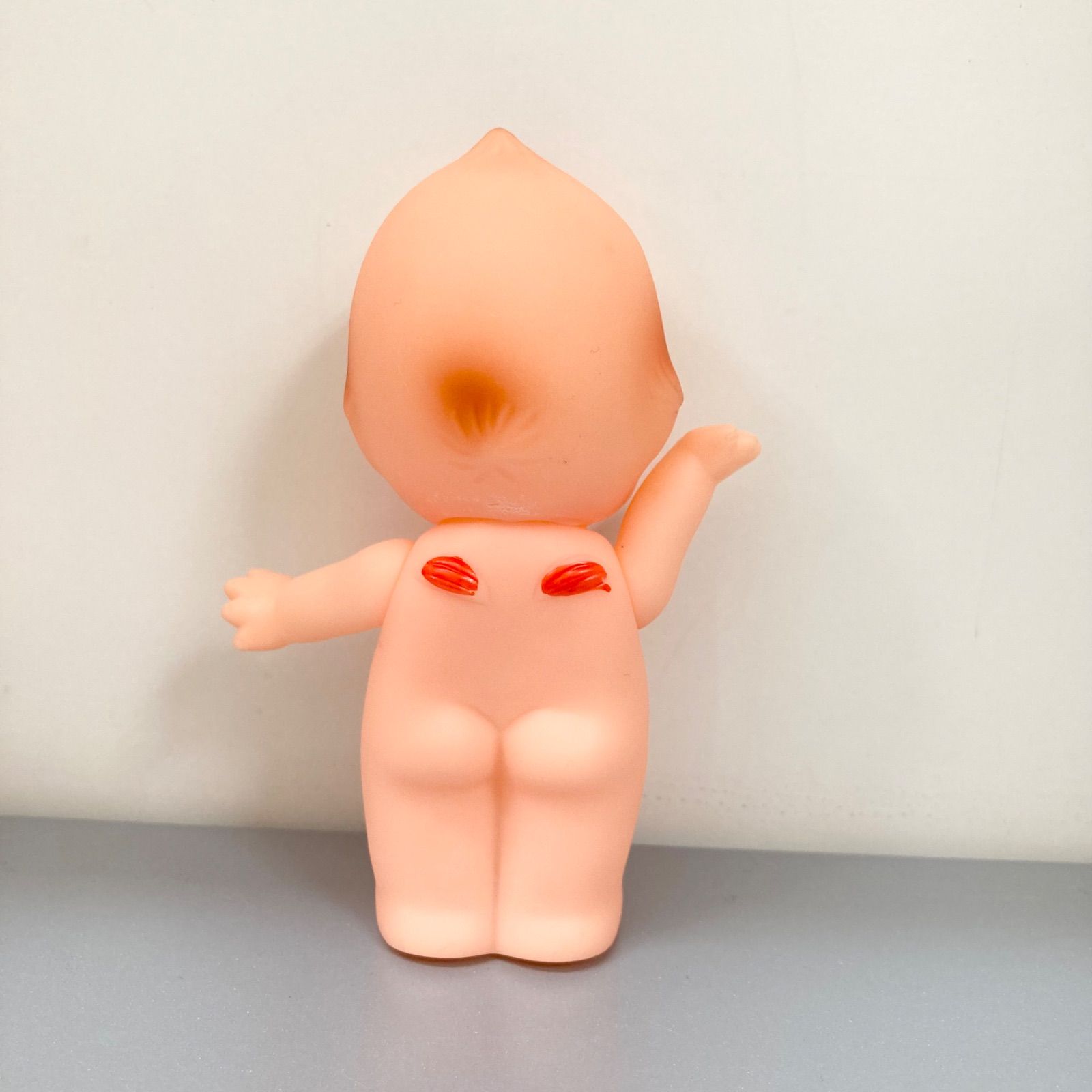 キューピー　羽根の色がない　激レア　昭和レトロ　ヴィンテージ　約10センチ キューピー 羽根の色がない 激レア 昭和レトロ 約10センチ