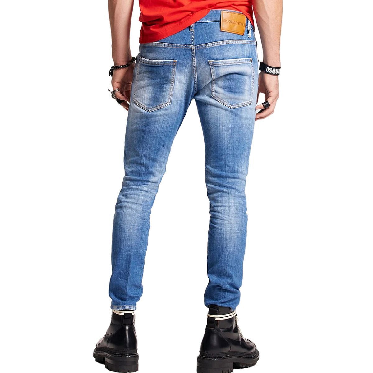 DSQUARED2 ディースクエアード S74LB1276 S30342 インディゴ SKATER JEAN デニム ジーンズ - メルカリ