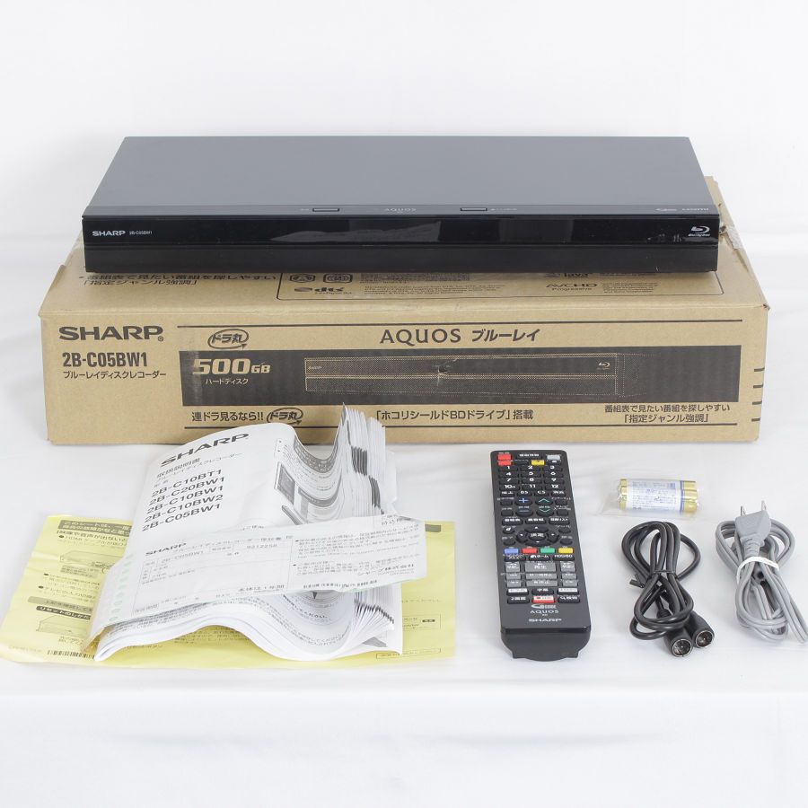 SHARP AQUOS ブルーレイディスクレコーダー 2B-C05BW1（SHARP
