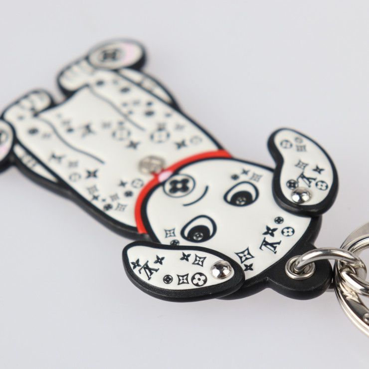 未使用品 ルイヴィトン ダルメシアン キーホルダー M00746 未使用品 ルイヴィトン ダルメシアン キーホルダー M00746