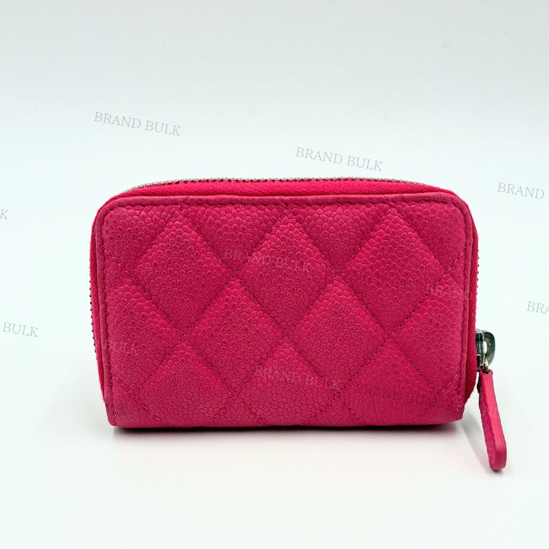 【極美品】CHANEL クラシックジップコインパース　キャビアスキン　ココマーク 極美品】CHANEL クラシックジップコインパース キャビアスキン