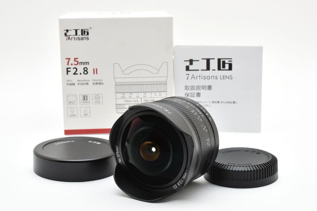 205 七工匠 7Artisans 7.5 F2.8 FISHEYE II ED - メルカリ
