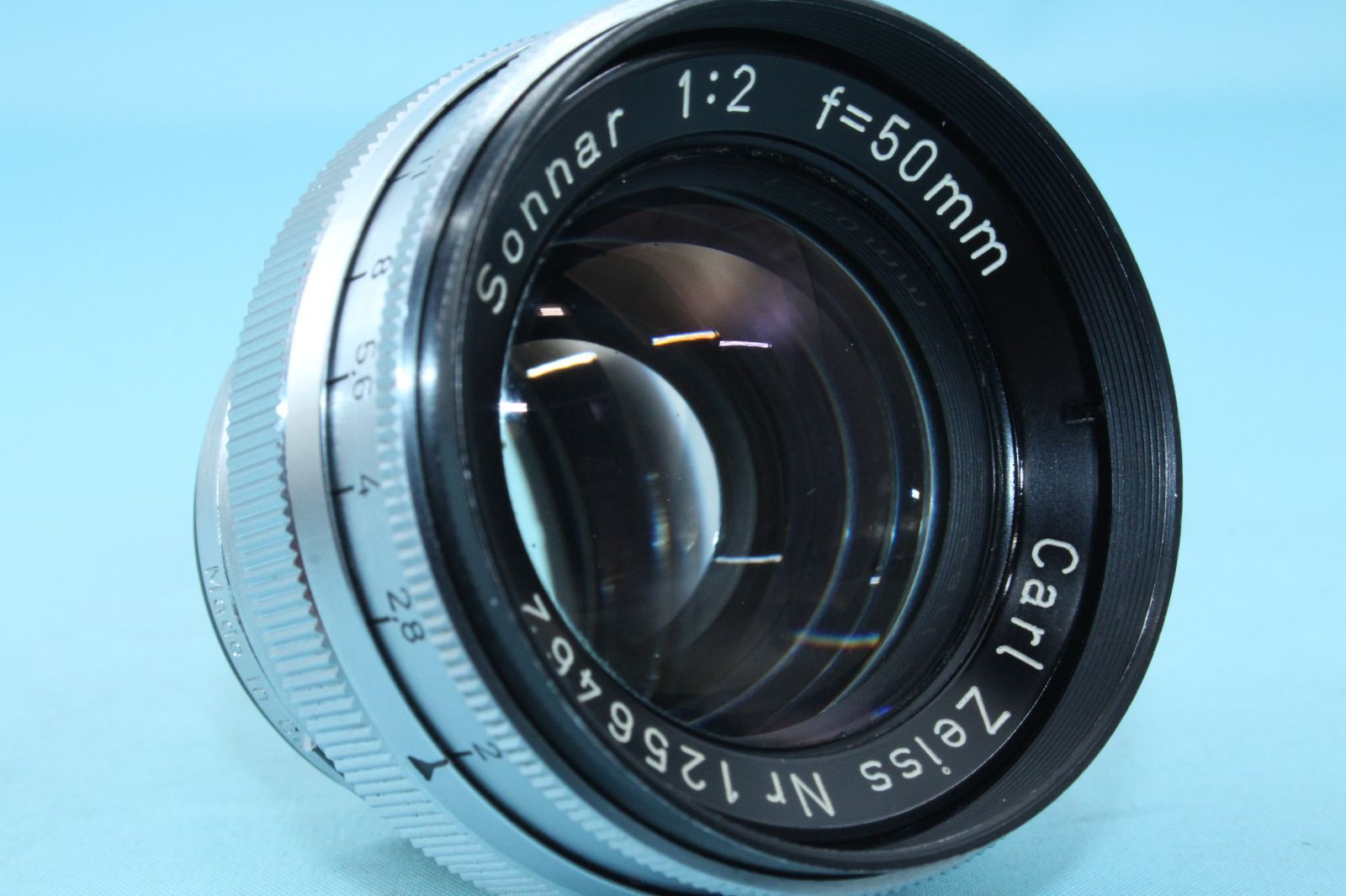 Carl Zeiss Sonnar 50 mm F 2 Contax RFマウント