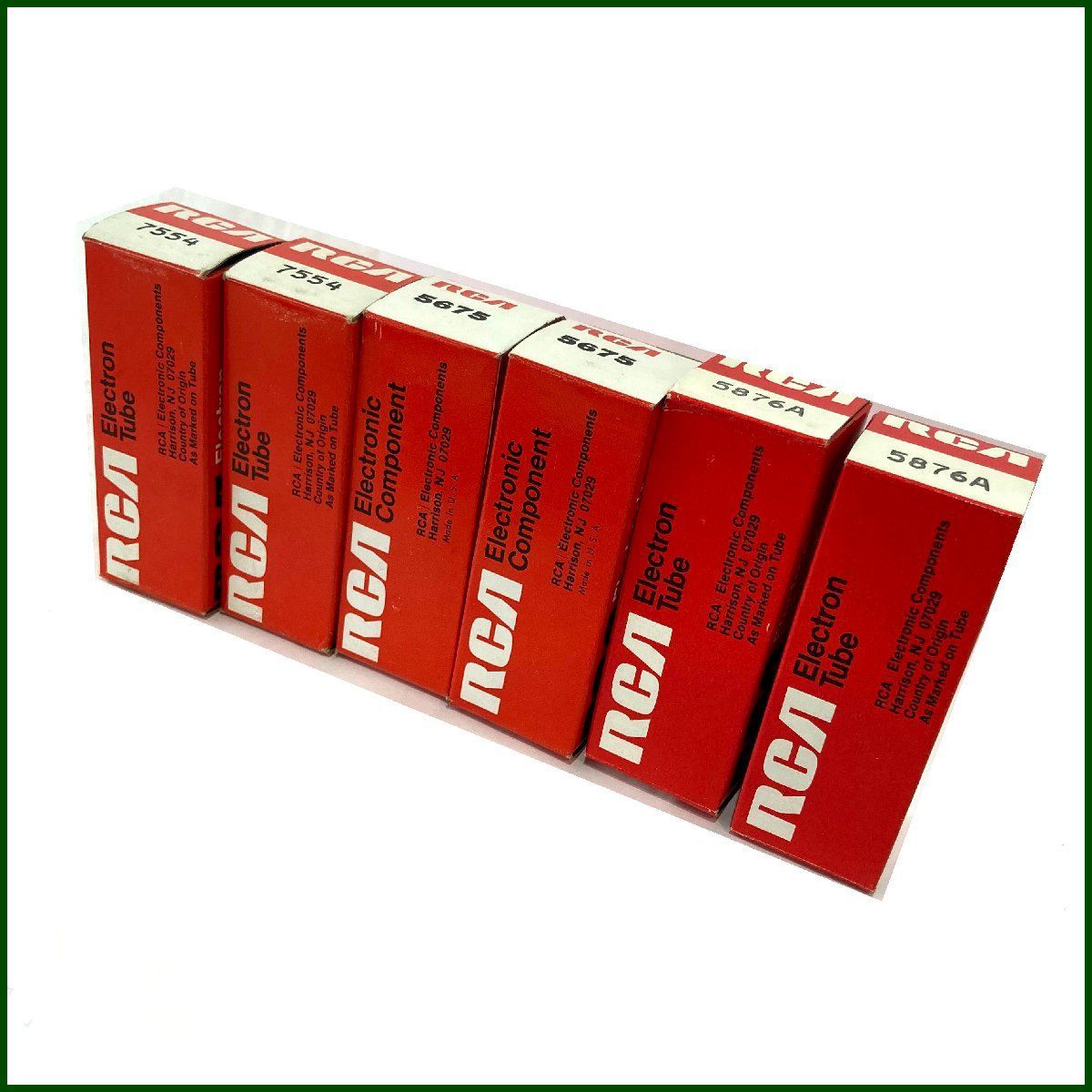 中古○SCA○真空管 7554/5675/5876A 6本セット 5個は未開封品