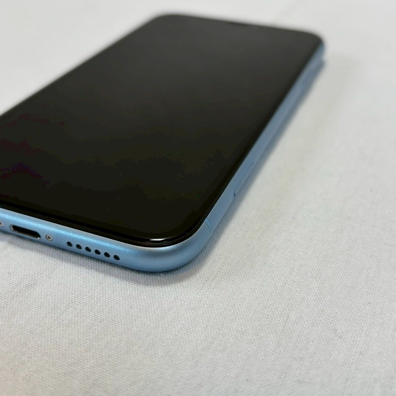 美品】【即使用可】iPhone XR ブルー 64GB バッテリー81％/No,414