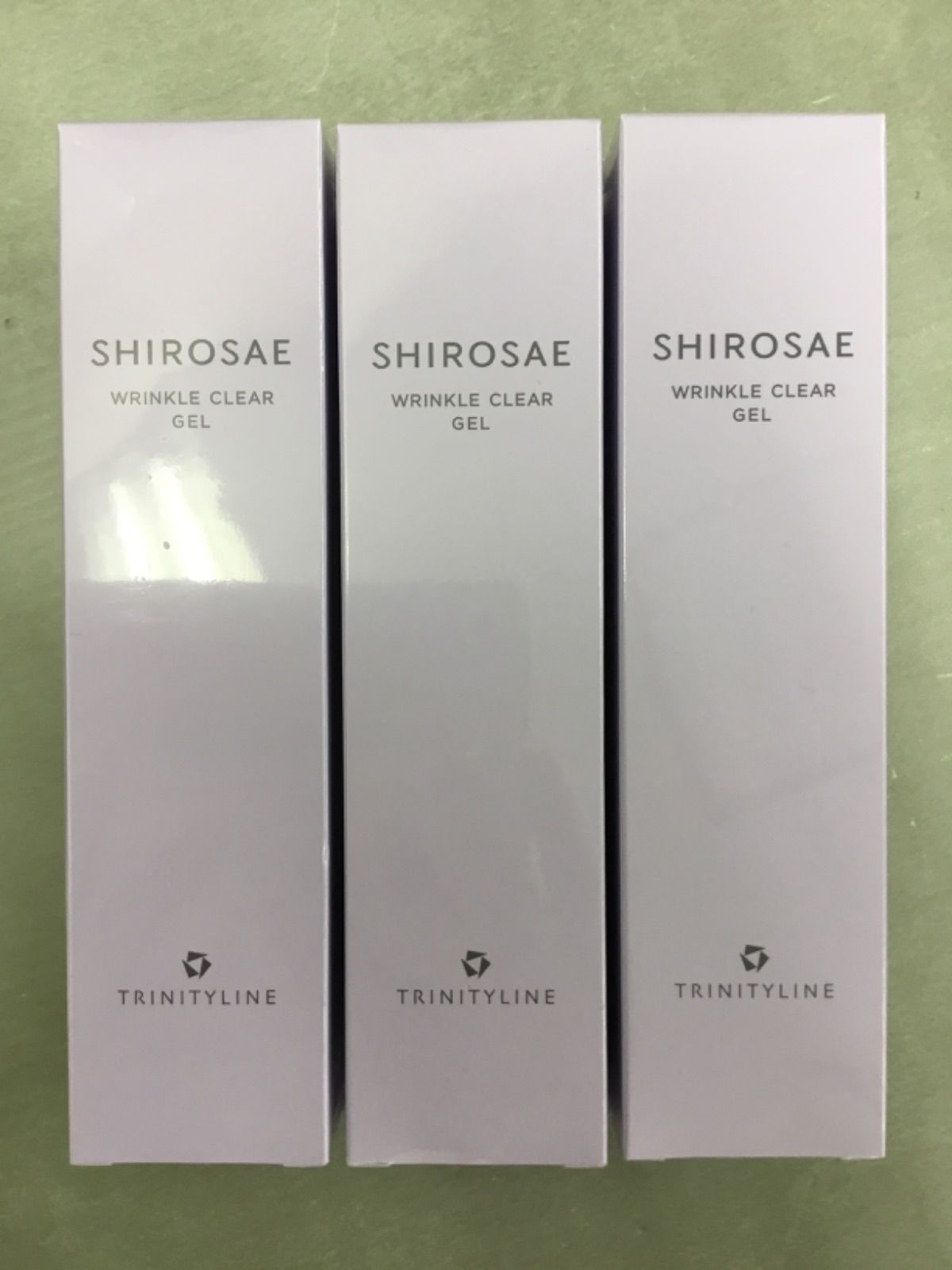 D1186 TRINITYLINE Shirosae リンクルクリアジェル 薬用美容液ジェル 50g 3点セット