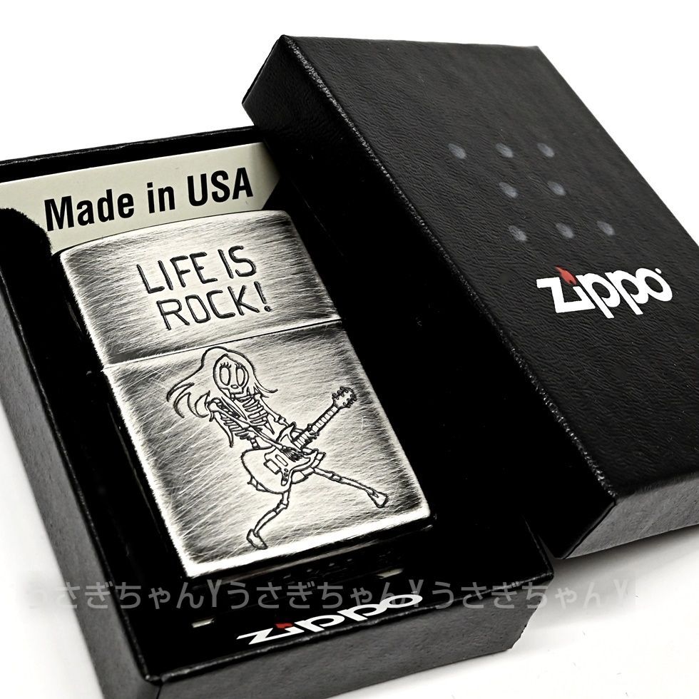 zippo☆LIFE IS ROCK☆人生はロックだ！☆ジッポ ライター - メルカリ