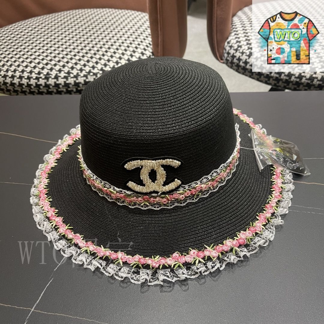 今日特価】CHANEL 2025 新 麦わら リゾート風 帽子-1-1 - メルカリ