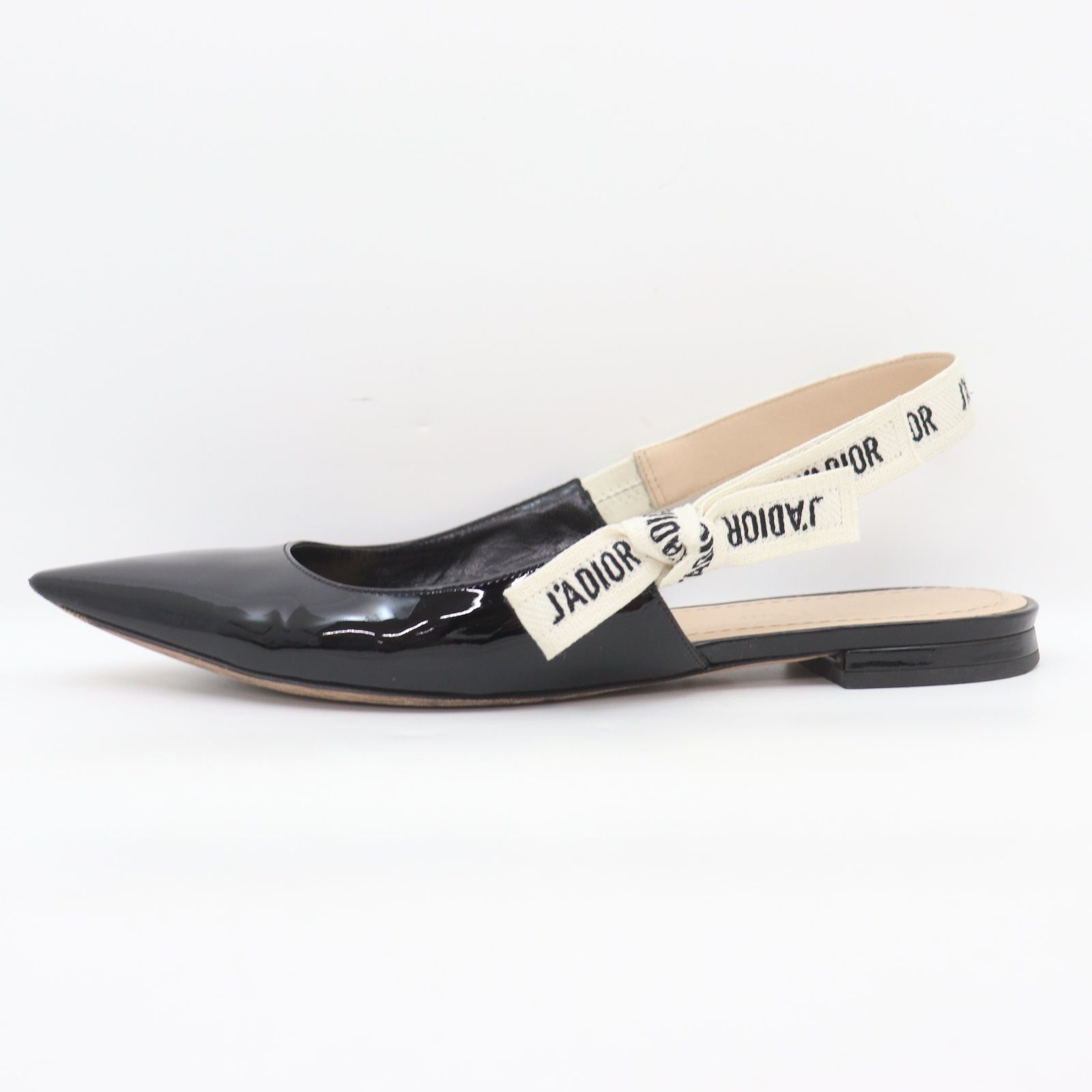Christian Dior エナメルパンプス　美品 Dior J´ADIOR エナメルパンプス スリングバックパンプス 23cm