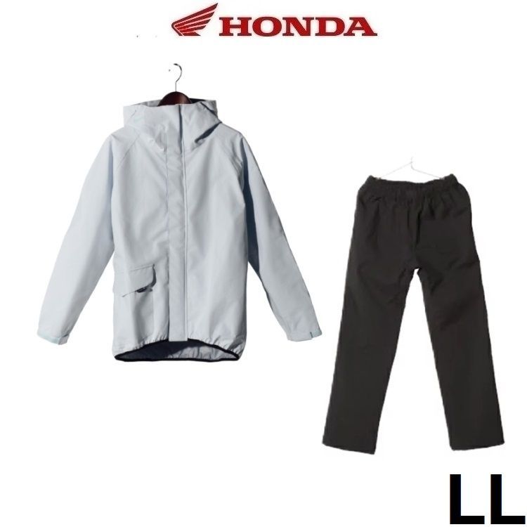 Honda ホンダ 透湿防水 上下セット WPコンパクトセットアップ 0SYES-Y4C アイスホワイト LLサイズ　レインスーツ