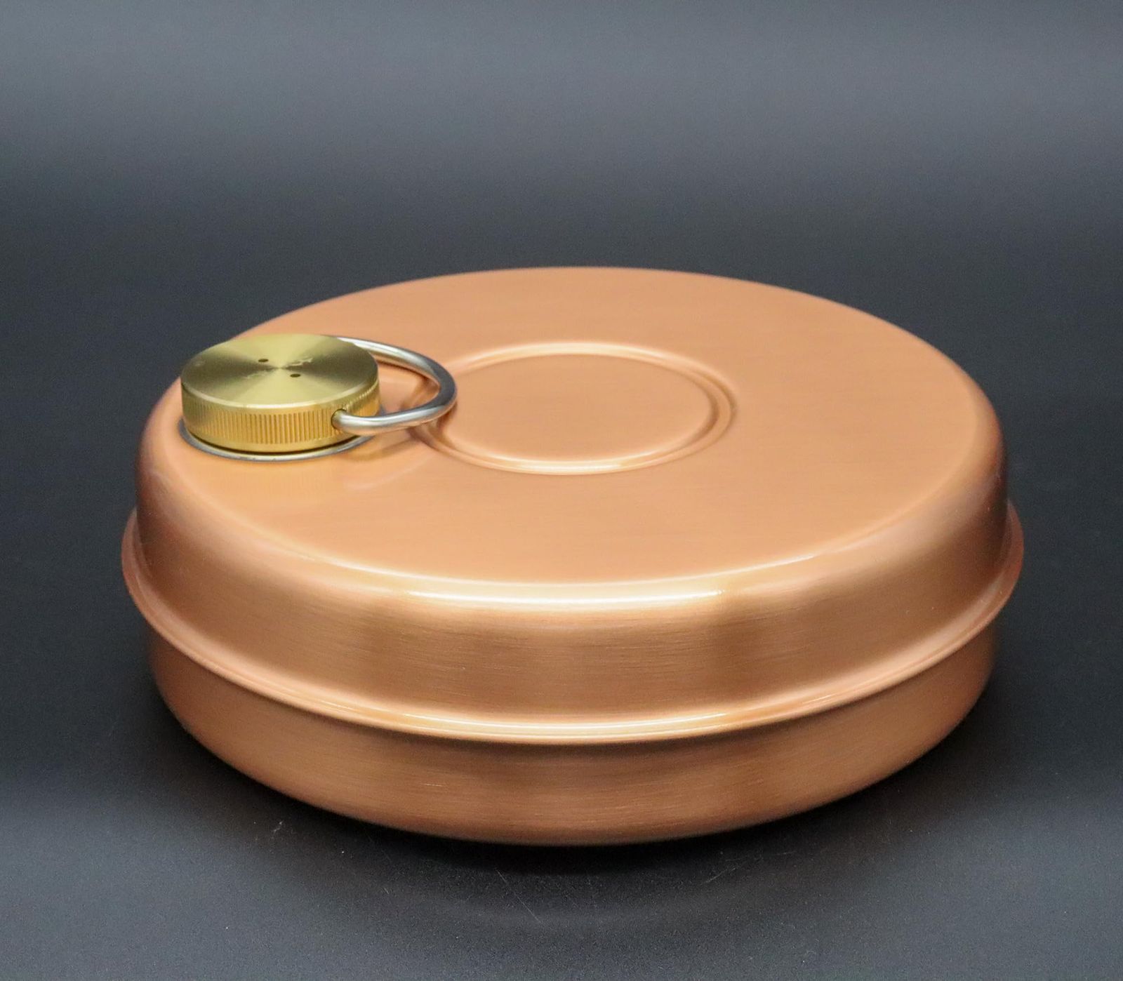 新光堂 純銅ミニ湯たんぽ 袋付 850ml S-9397[湯たんぽ 銅 小さい