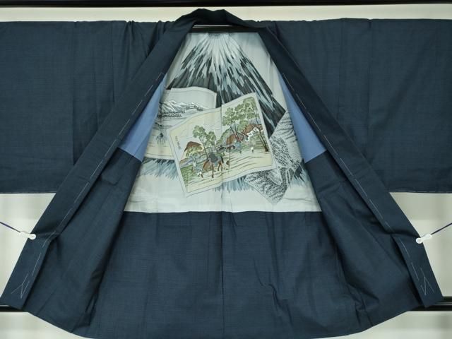 平和屋着物○男性 本場大島紬 アンサンブル 100亀甲 総詰め 新納光夫作