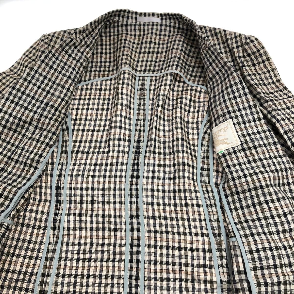 Burberrys バーバリーズ スカートスーツ 紺ブレ 金ボタン ダブル